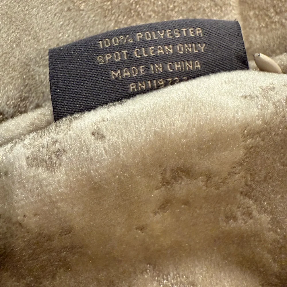 LACOURTE Soft Tan decorative plush texture Pillow Cover 18x18in